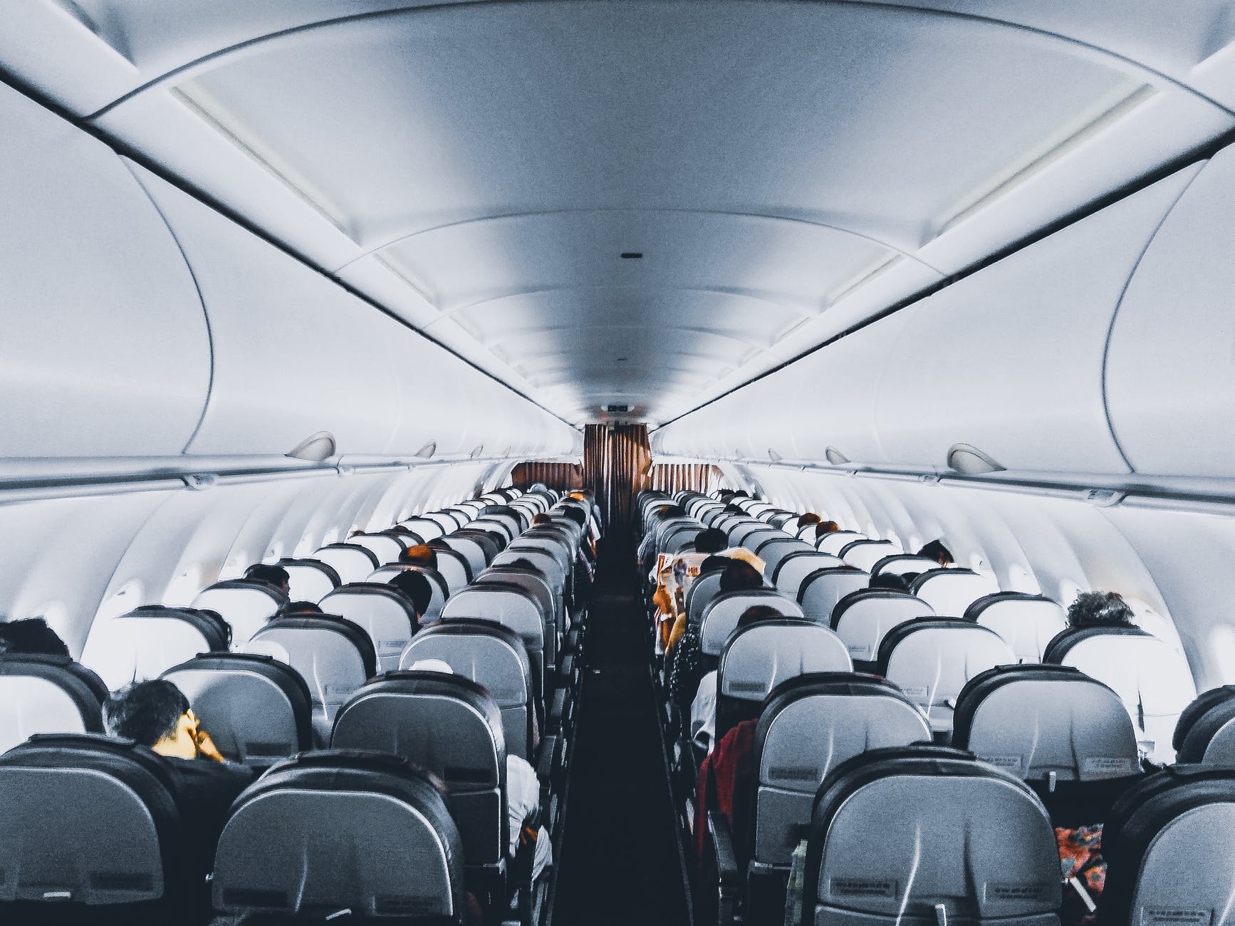 people inside commercial air plane